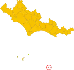 Ventotene within the Province of Latina