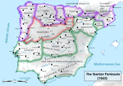 map of Iberia 1060