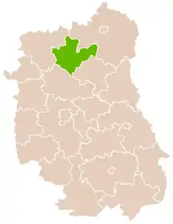 Location within the voivodeship