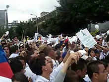 Image 11Colombia's peace protests, 2007. (from History of Colombia)