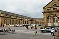 View of the Covered Market from the Metz Cathedral forecourt.