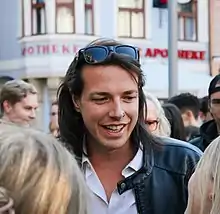 Leader of the Beer Party Dominik Wlazny (alias Marco Pogo) - (2022)