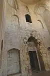 Mausoleum chamber, looking at the entrance doorway and northern wall