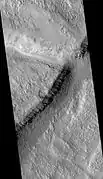 Mareotis Fossae Region, as seen by HiRISE.