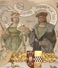 Maria of Jülich-Berg and her husband, John III, Duke of Cleves.