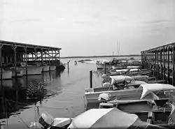 The Marina at Alligator Point during the 1960s