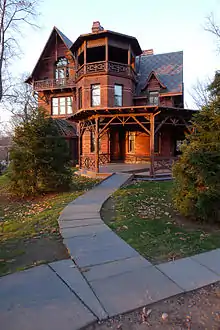 Mark Twain House Exterior and walkway (2009)