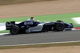 Webber competing at the 2006 French Grand Prix in a Williams car