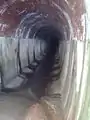 Inside the Markeaton Interceptor Storm Relief Culvert