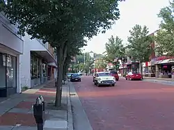 Market Street in the summer