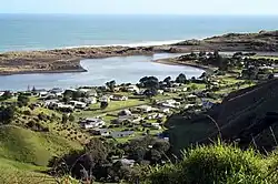 View over Marokopa from Mangatoa Road