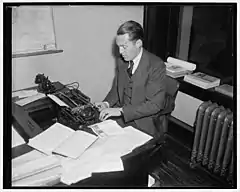 Marquis Childs, correspondent for theSt. Louis Post-Dispatch (1937)