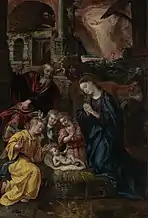 Nativity of Jesus, Marten de Vos 1577