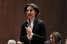 Marzena Diakun conducting with the Mexico City Philharmonic Orchestra, 2018