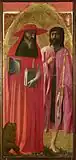 The painting of Saint Jerome by Masaccio (1428–29) featured a vivid robe painted with vermilion.