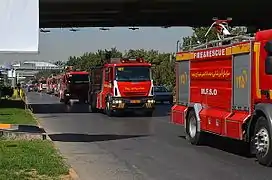 Mashhad Firefighter's Parade