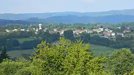 A general view of the village of Masléon