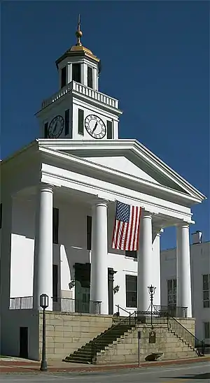 The Mason County courthouse in Maysville