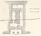 Layout of the mastaba of Isesi-Ankh.