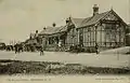 The railway station opened 1880, demolished 1967