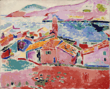 Henri Matisse, Les toits de Collioure, 1905, oil on canvas, The Hermitage, St. Petersburg, Russia