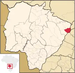 Location in Mato Grosso do Sul  state