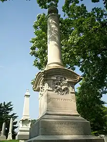 Memorial for Matthias W. Baldwin, Founder of Baldwin Locomotive Works