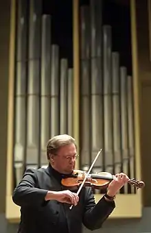 Matthias Wollong an der Violine