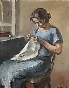 Femme à la couture (Woman Sewing) (1924)