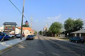 Looking east along Bluebush Road