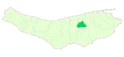 Location of Qaem Shahr County in Mazandaran province