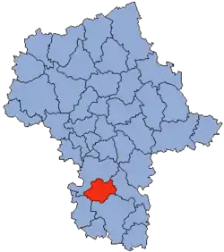 Location within the voivodeship