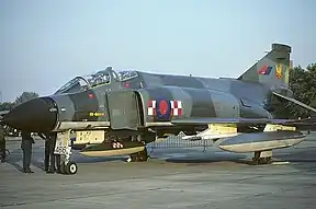 Phantom in grey-green camouflage