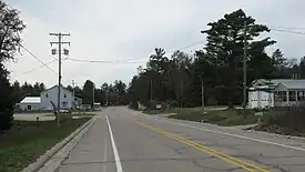 Looking west along McKinley Road (F-32)