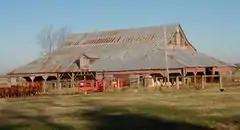 The McNaughton Barn in 2001, prior to extensive renovation