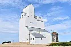 The Medora grain elevator.