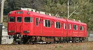 An image of a Meitetsu 6000 series EMU.