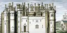 Drawing of a castle