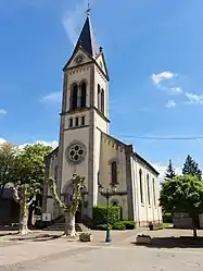 The Protestant church in Melsheim