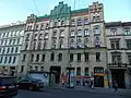 Residential building on the Merķeļa street 8, Riga. (1882).