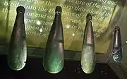 Mere of pounamu in Hokitika Museum