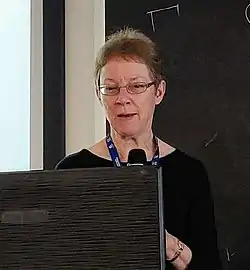 Merrilyn Goos at ICTP Trieste (2019)