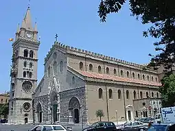 The seat of the Archdiocese of Messina-Lipari-Santa Lucia del Mela is Basilica Cattedrale di S. Maria SS. Assunta.