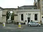 Bayshill Lodge (1, 2 and 3), ballroom mews arch to north-west, and Nos 1–19 Rotunda Terrace