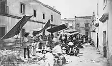 Image 22Mexico City street market (from History of Mexico)