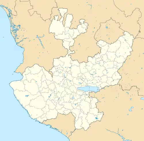 Amatitán is located in Jalisco