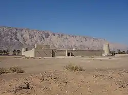 Jebel Hafeet, as viewed from Mezyad Fort near the southern border with Al Buraimi Governorate in Oman