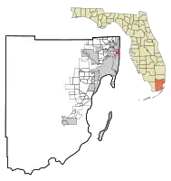 Location in Miami-Dade County and the state of Florida