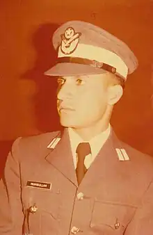 A Pakistan Air Force service uniform, 1974.