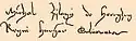 Michael Szilágyi's signature